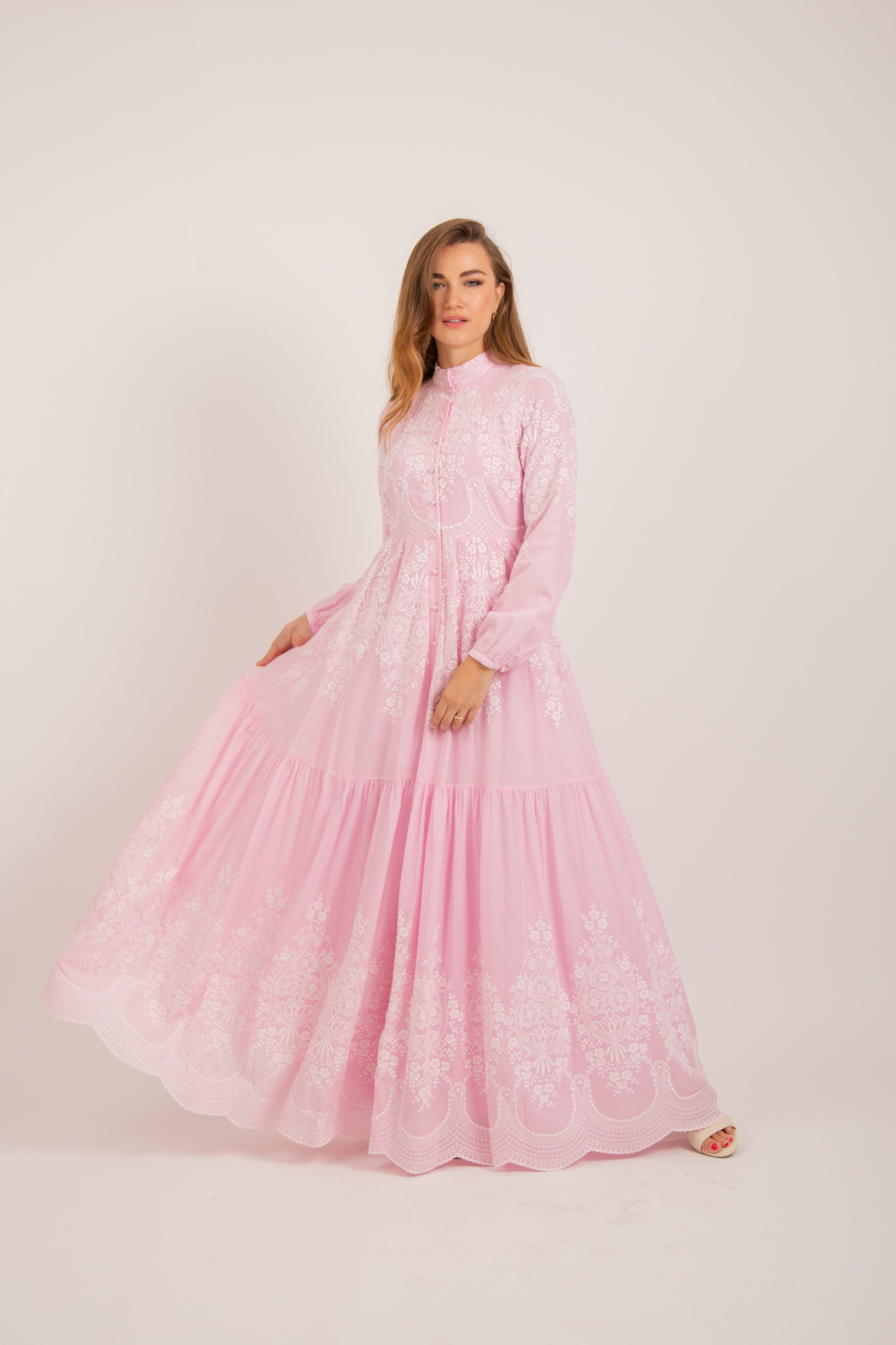 Aliya Dress - Rose Pink