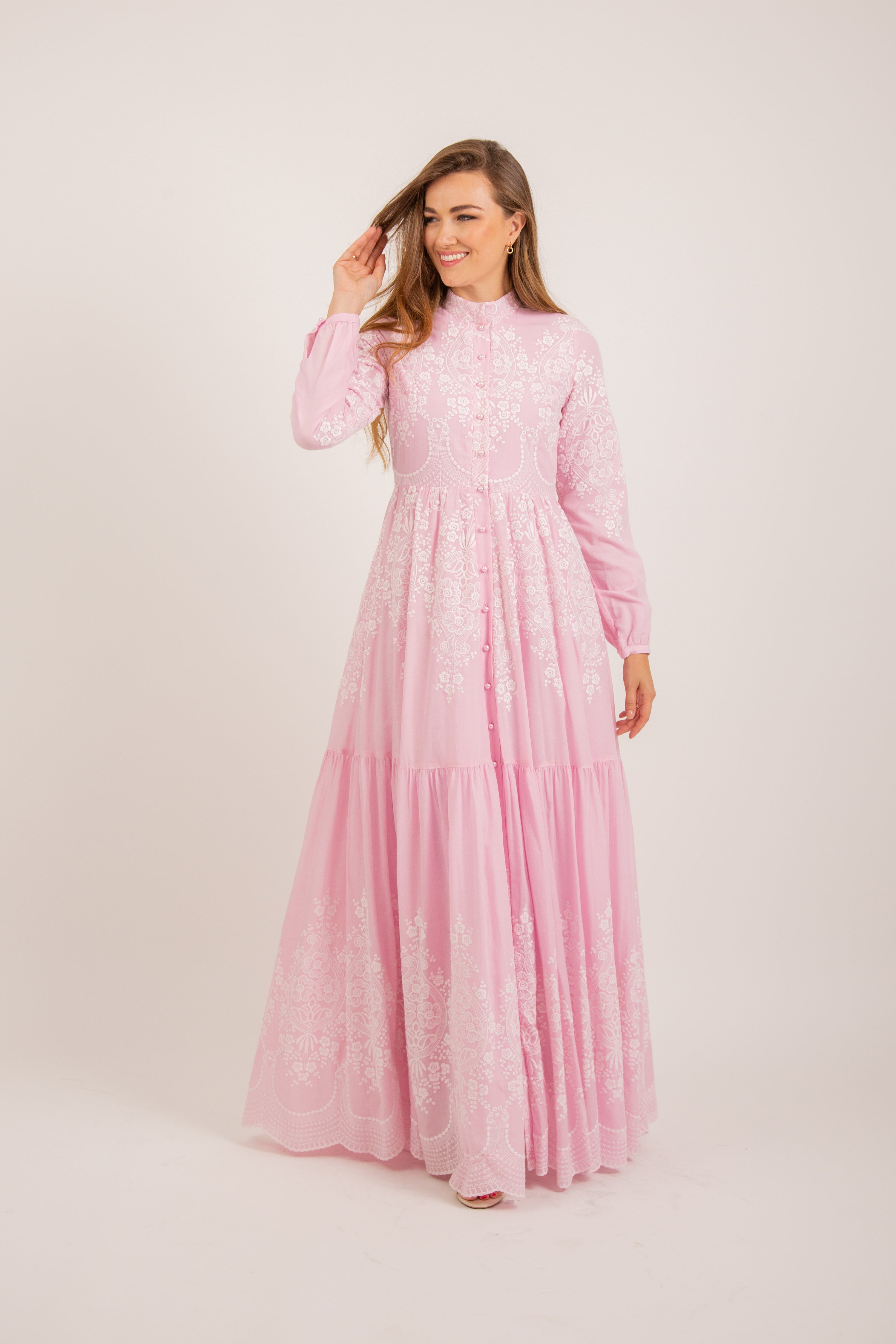 Aliya Dress - Rose Pink