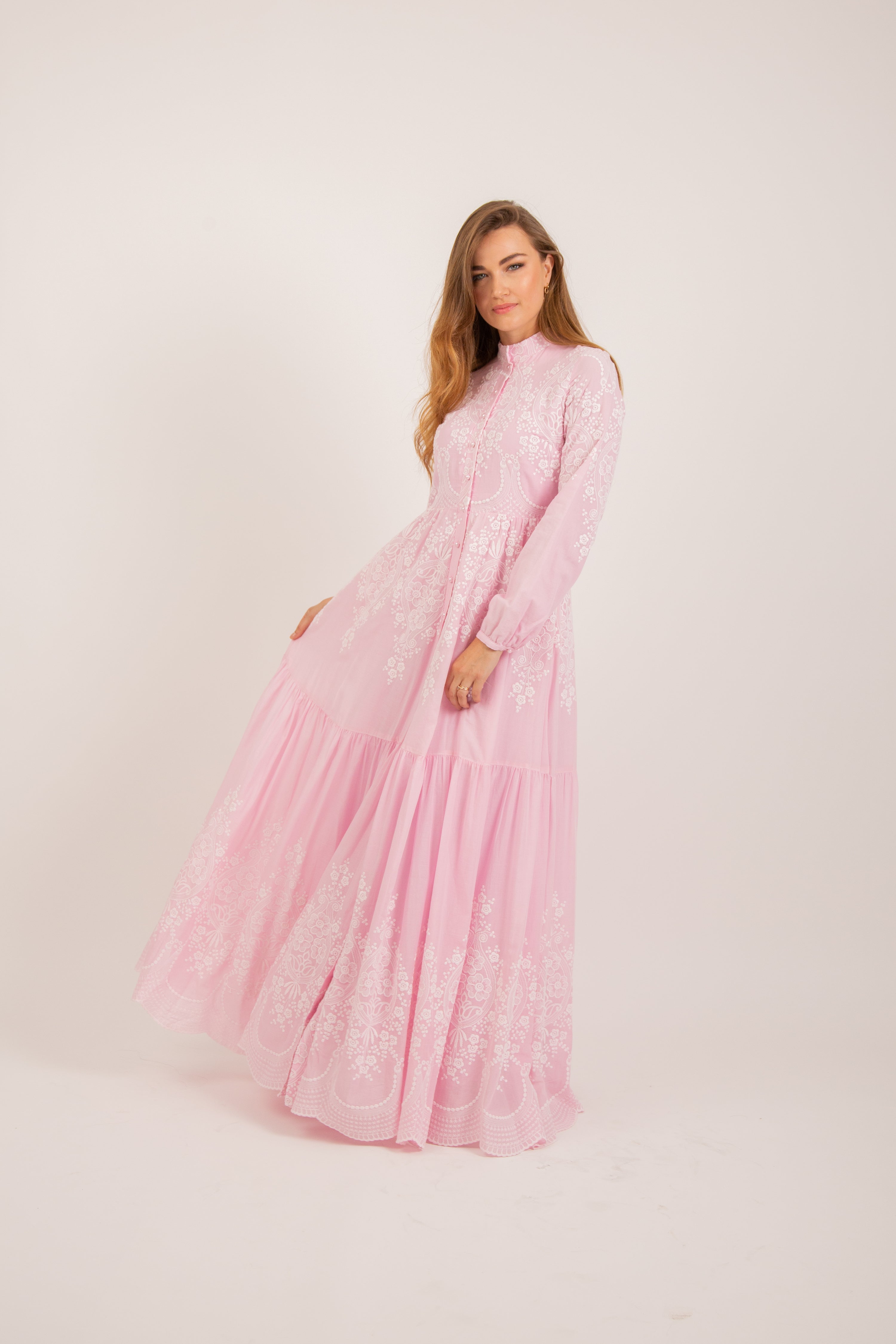 Aliya Dress - Rose Pink