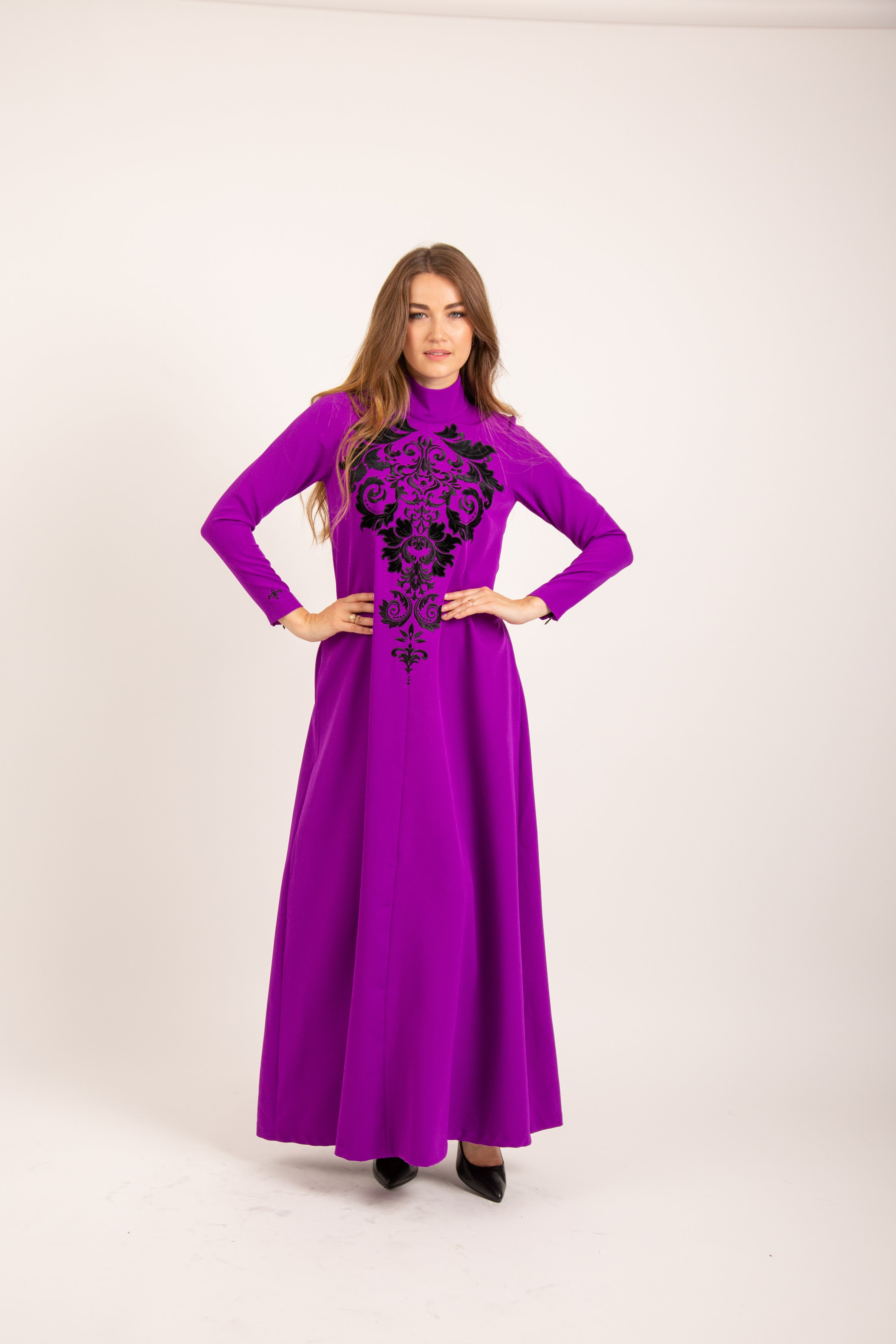 Diadem Dress - Fuchsia