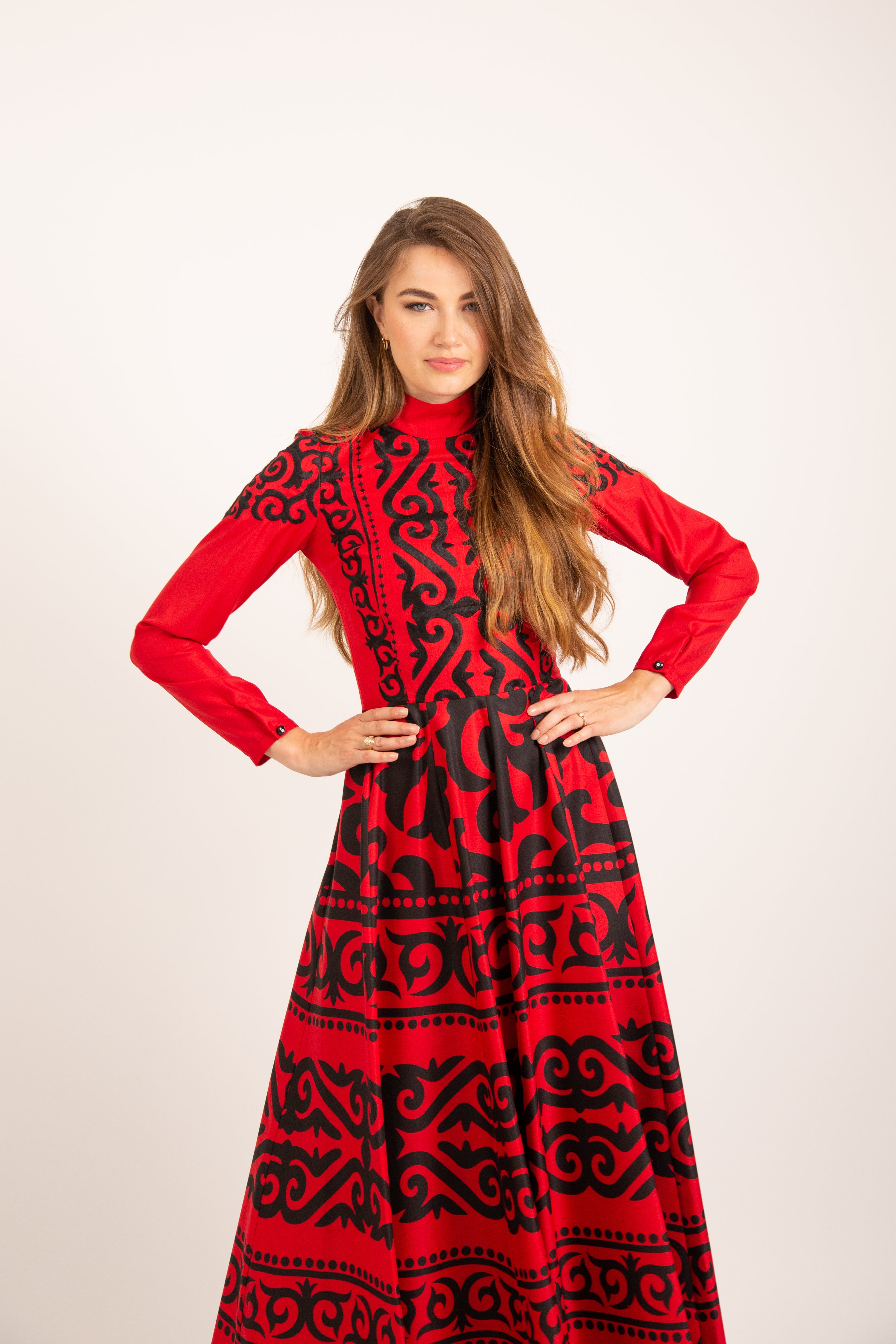 Anaar Dress - Red