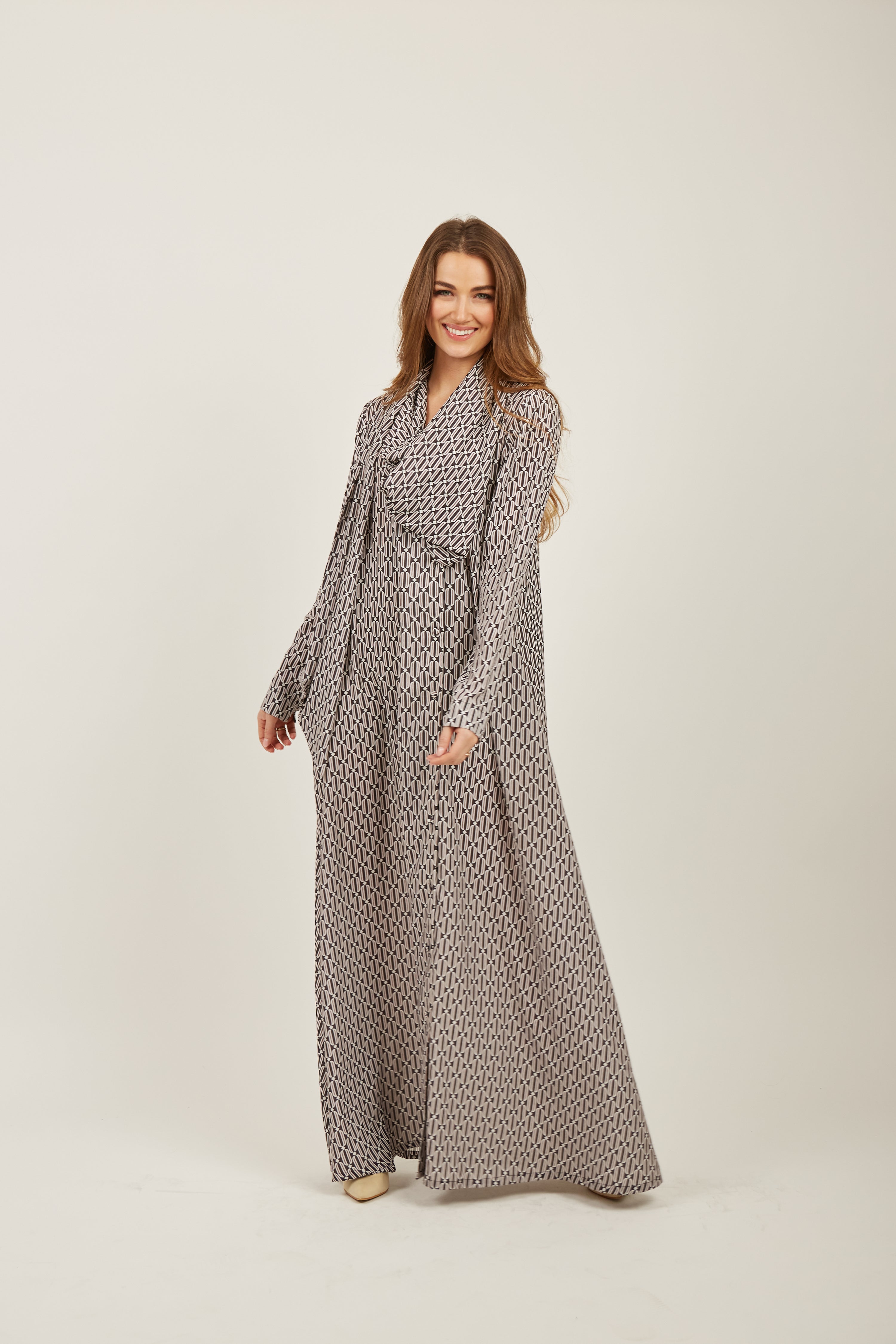 Lorene Magic shawl Maxi dress