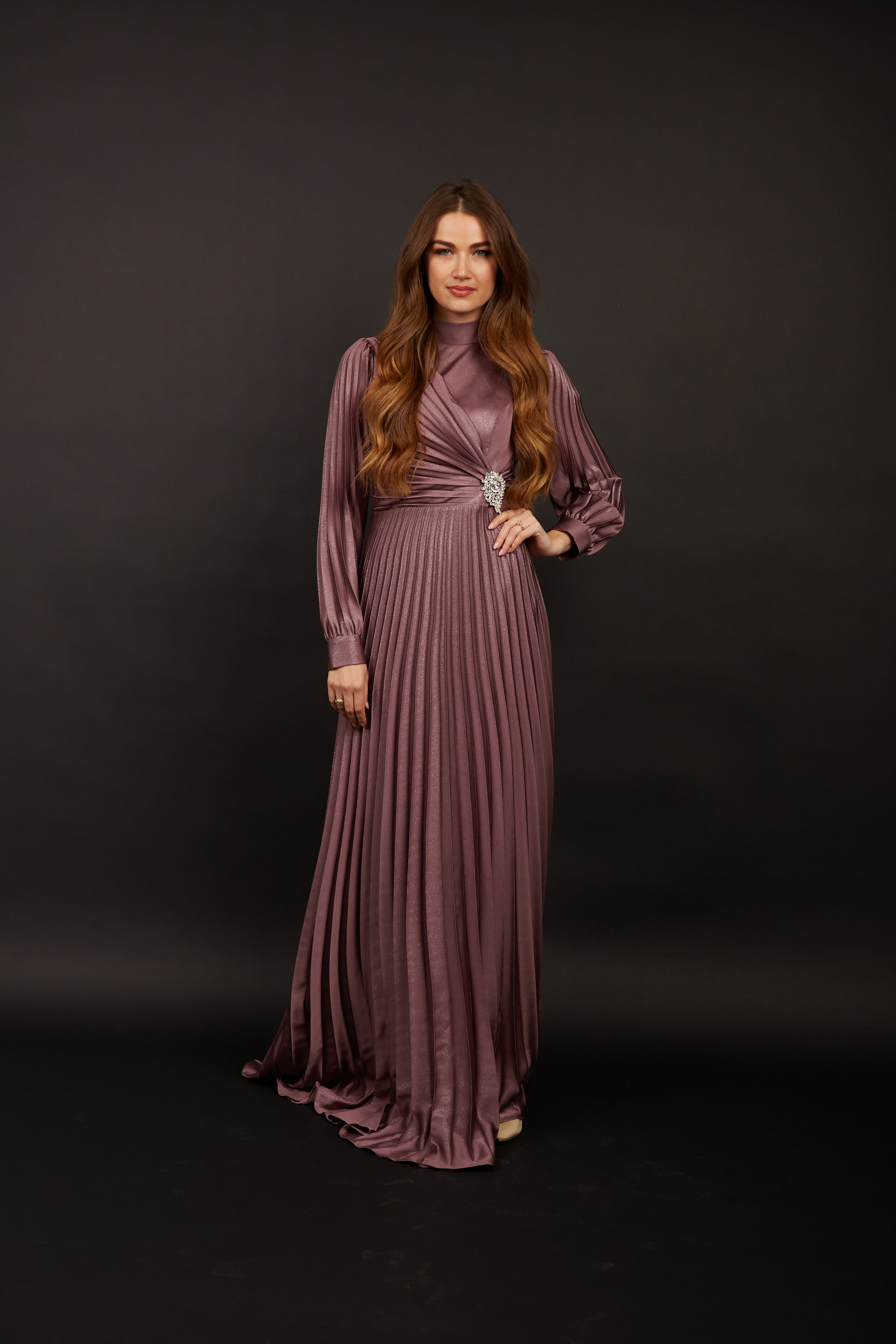 Gloria Purple Maxi Dress