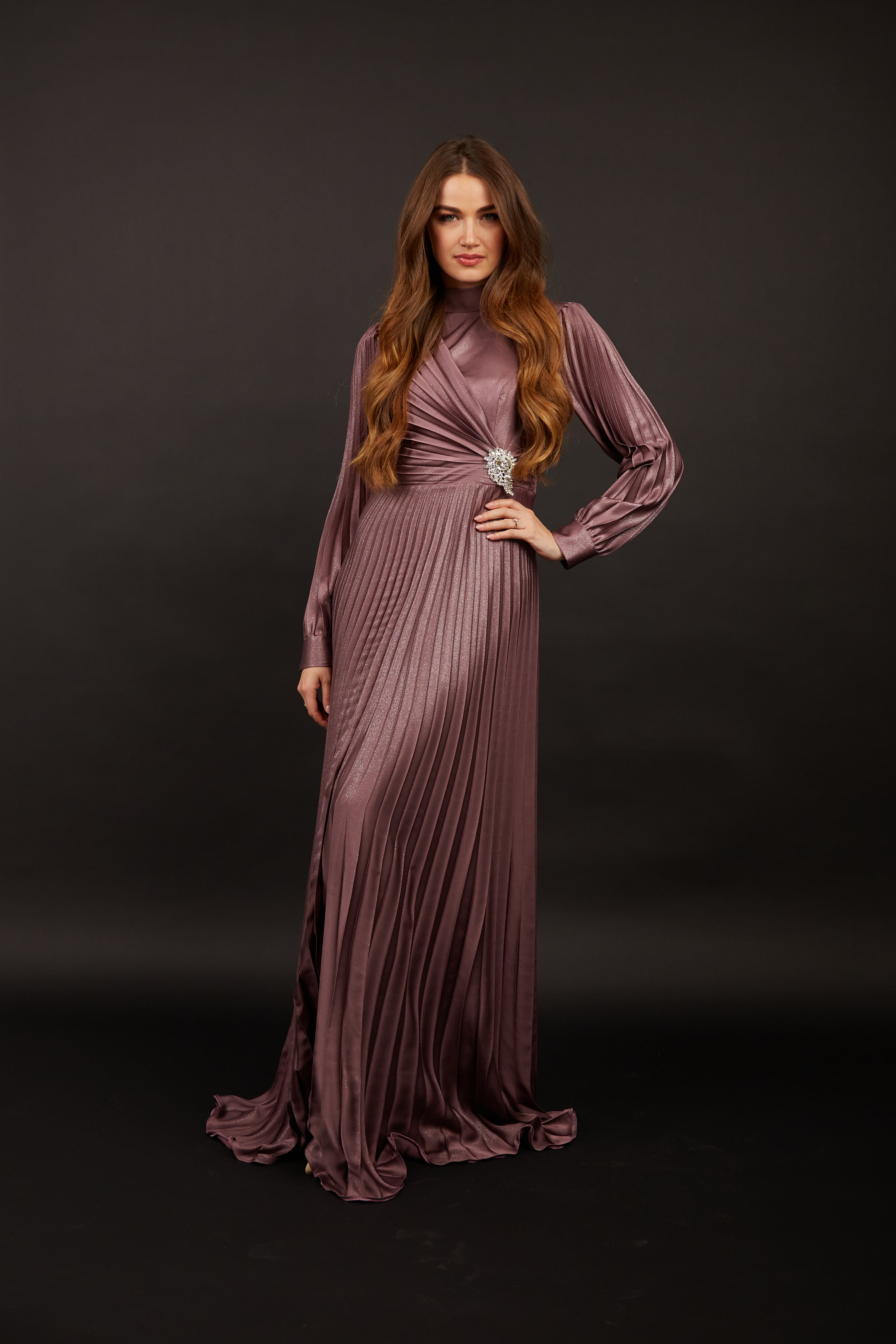 Gloria Purple Maxi Dress