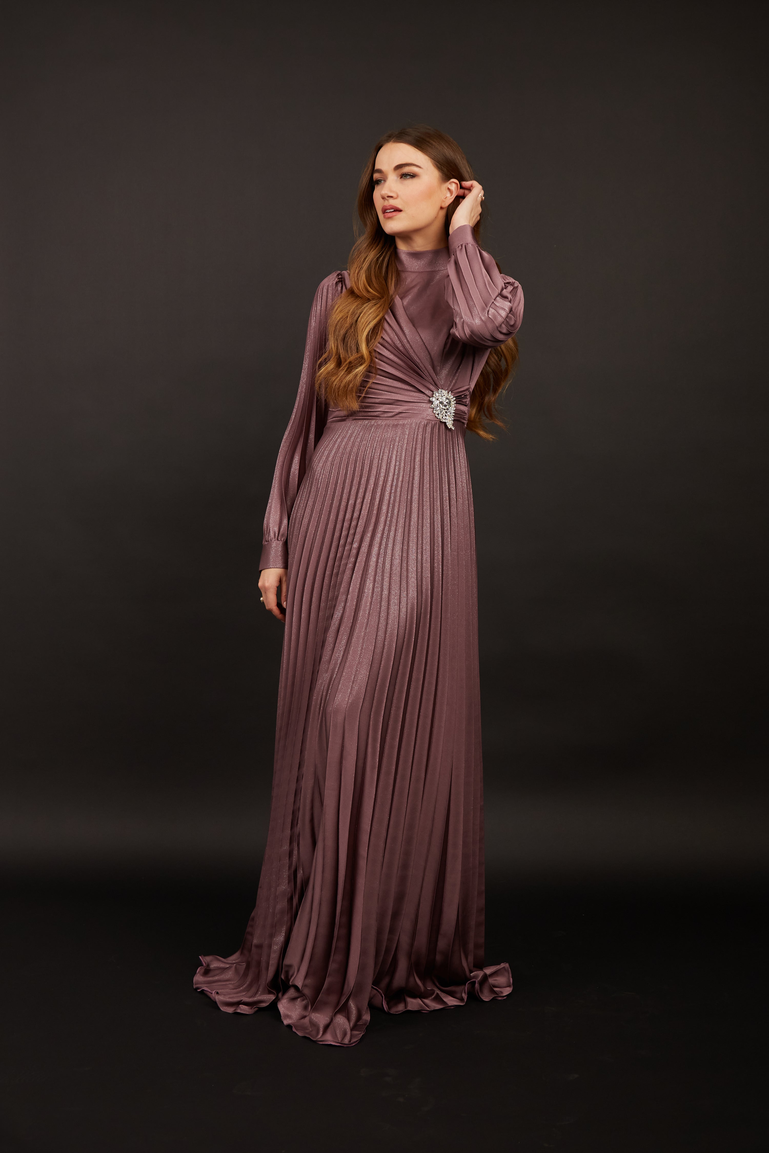 Gloria Purple Maxi Dress