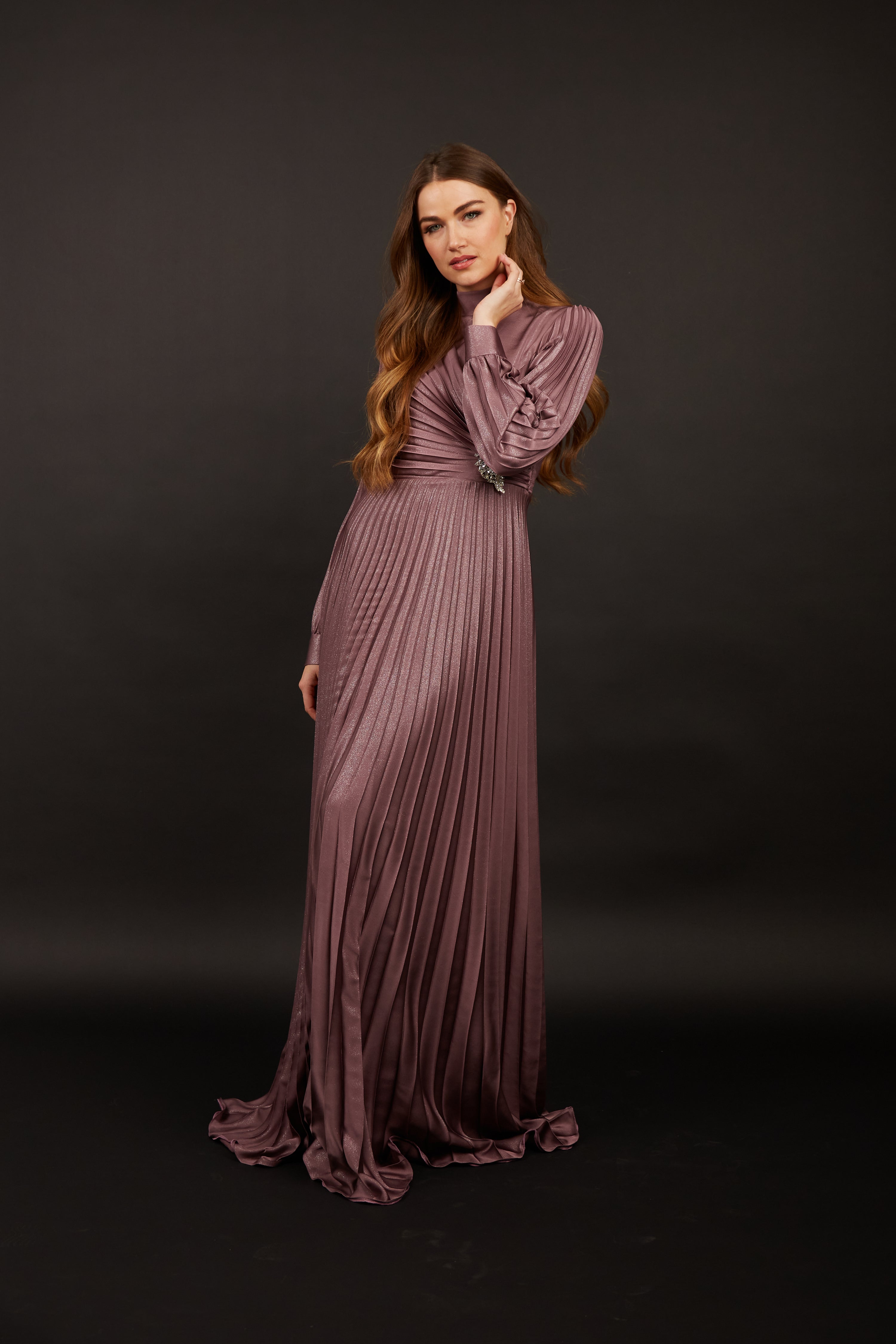 Gloria Purple Maxi Dress