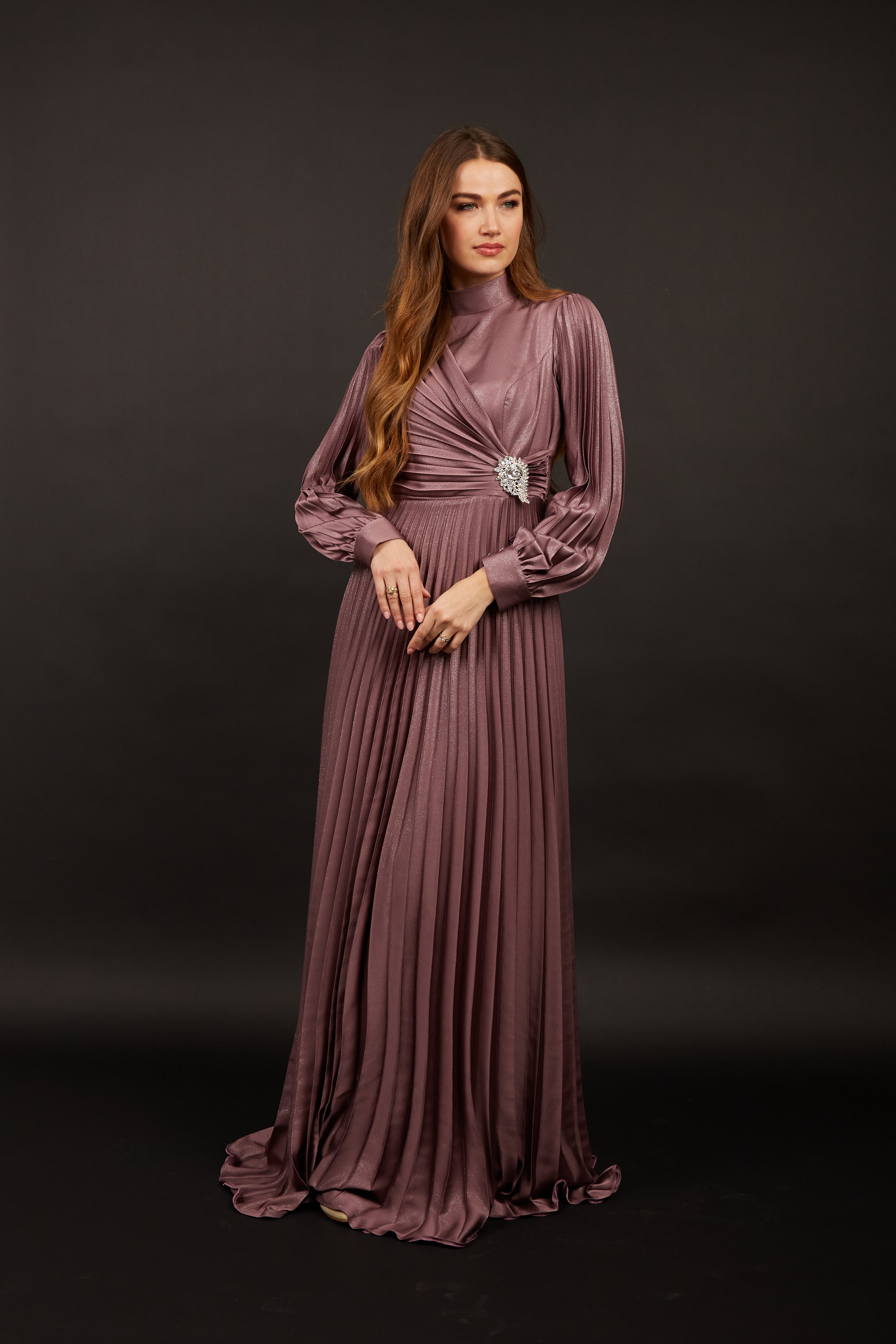 Gloria Purple Maxi Dress