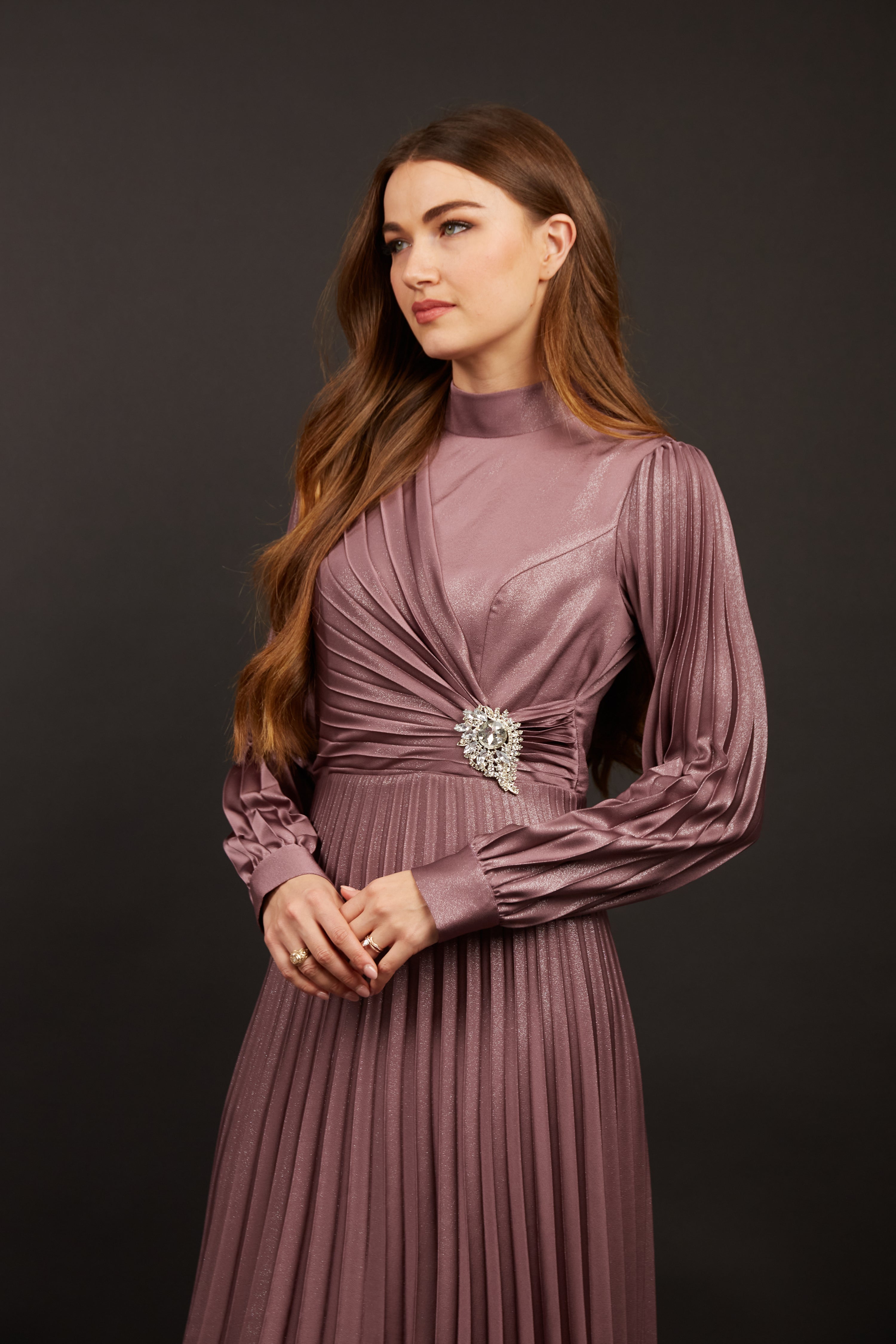 Gloria Purple Maxi Dress