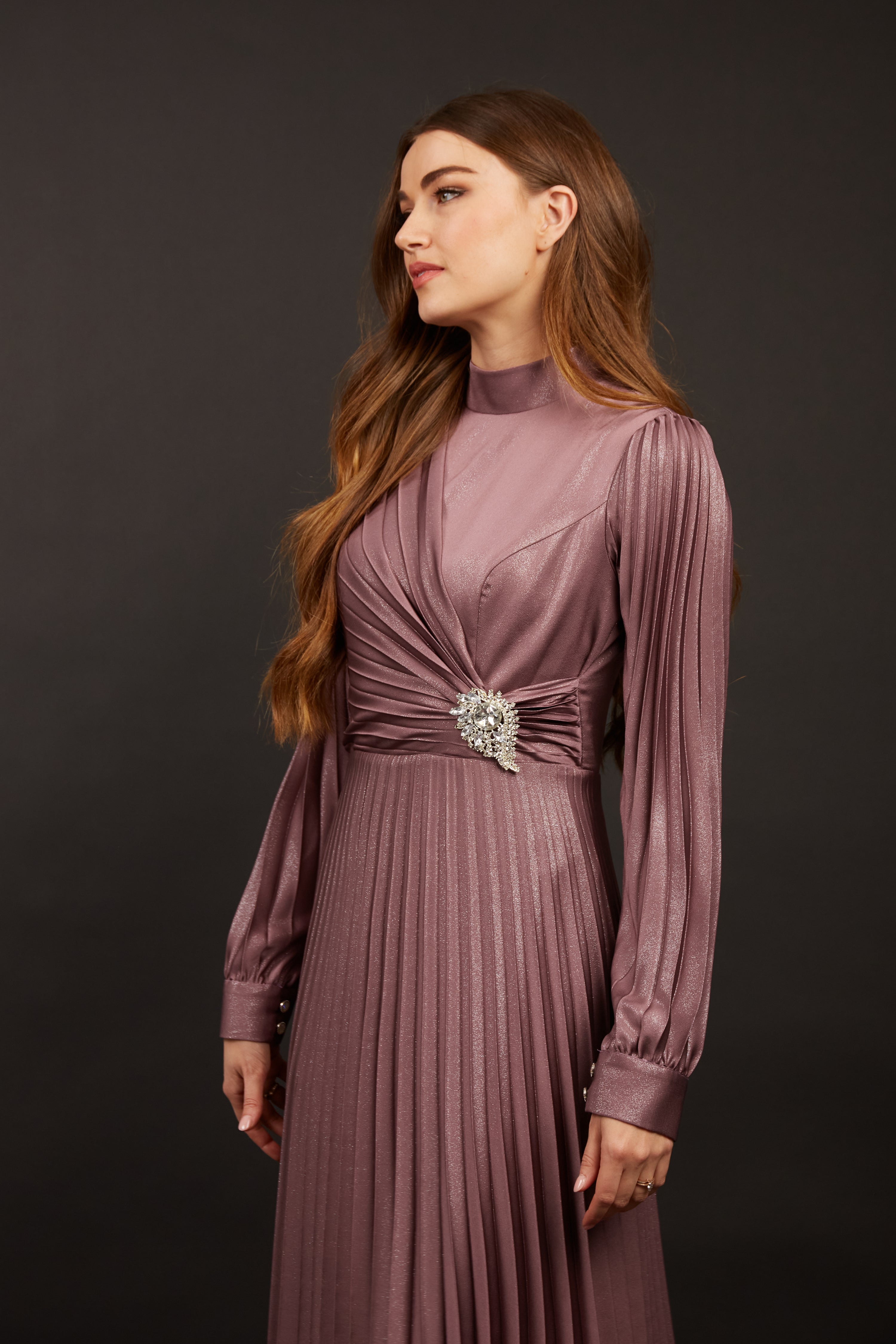 Gloria Purple Maxi Dress