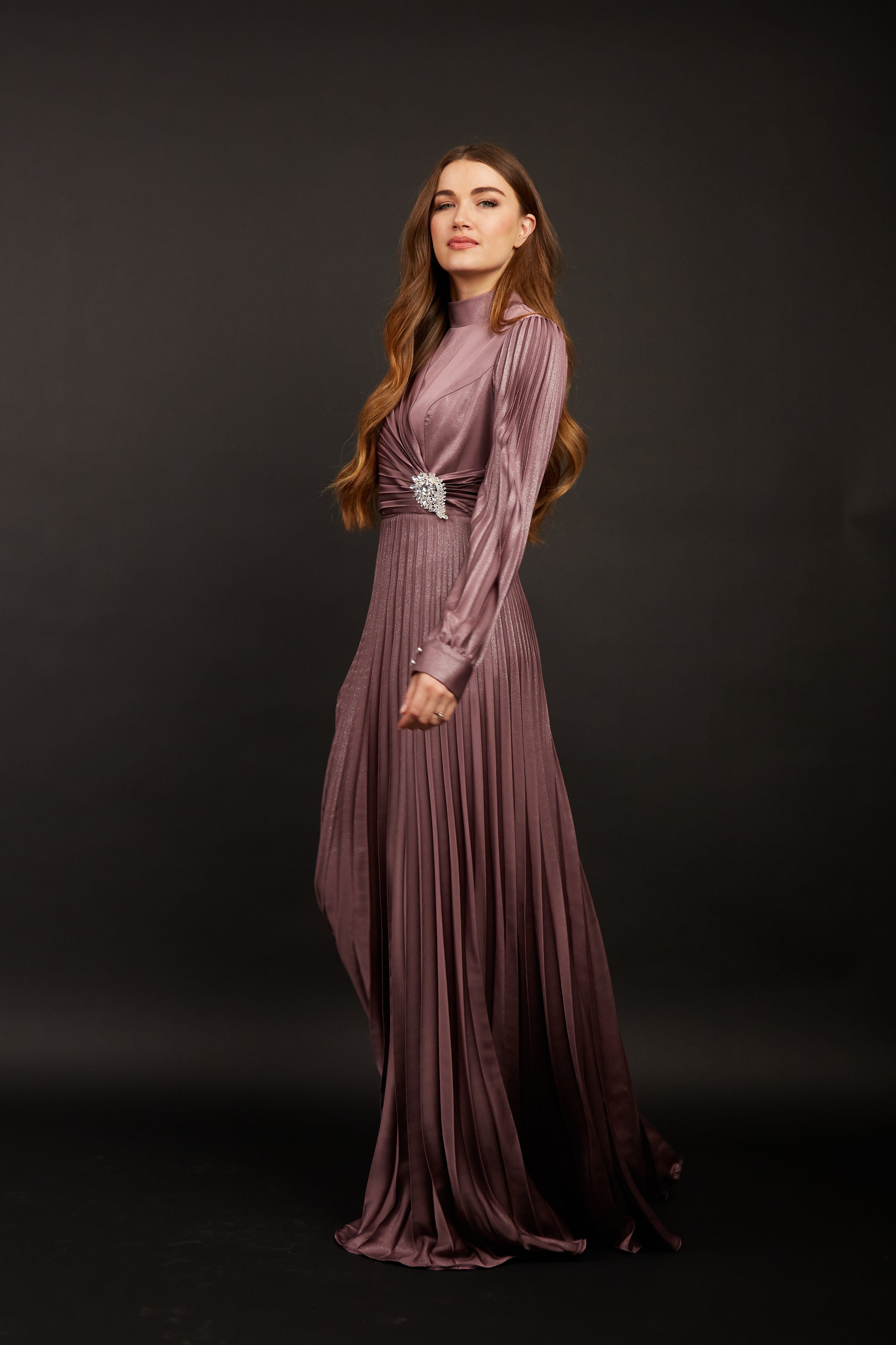 Gloria Purple Maxi Dress