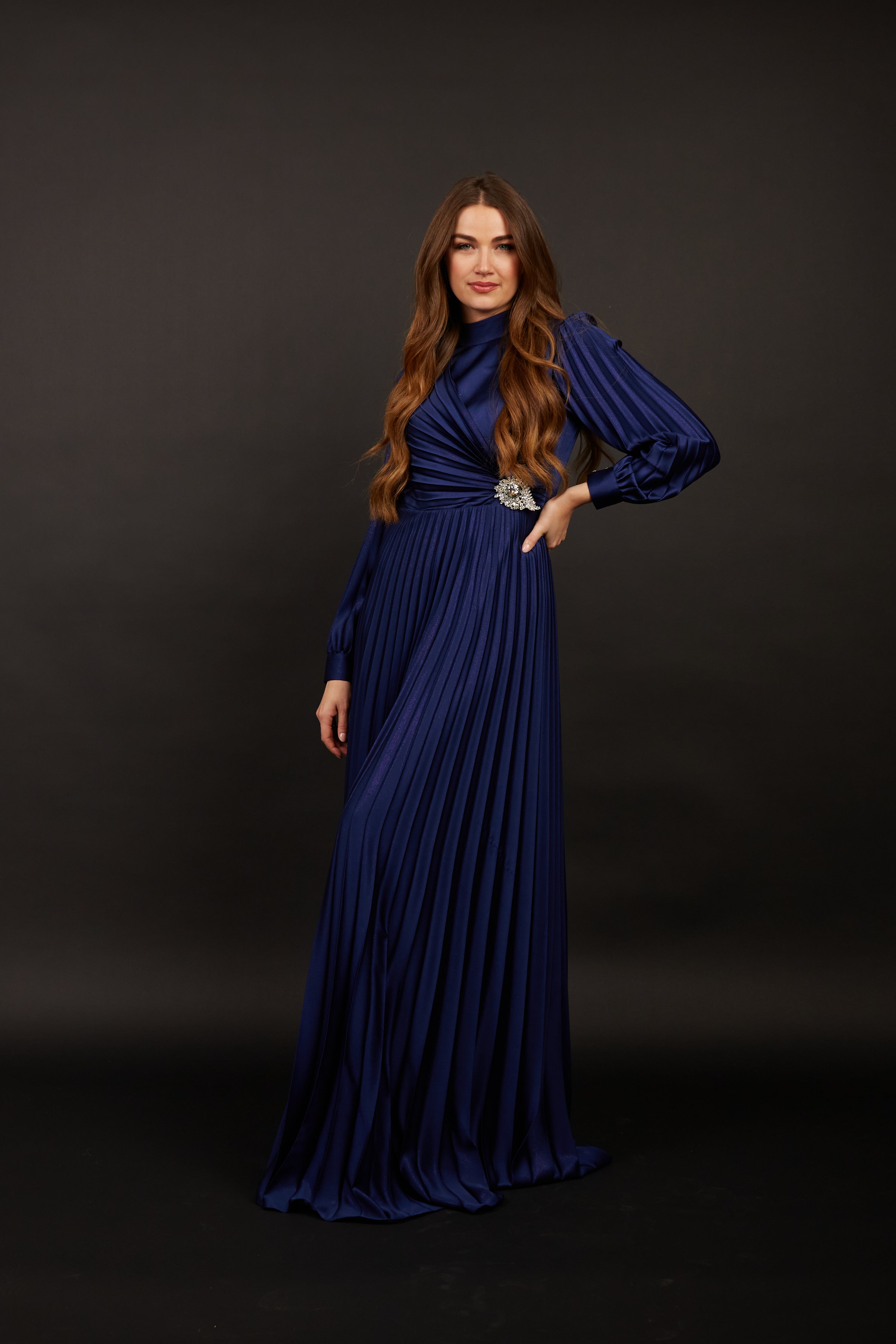 Gloria Royal Blue Maxi Dress