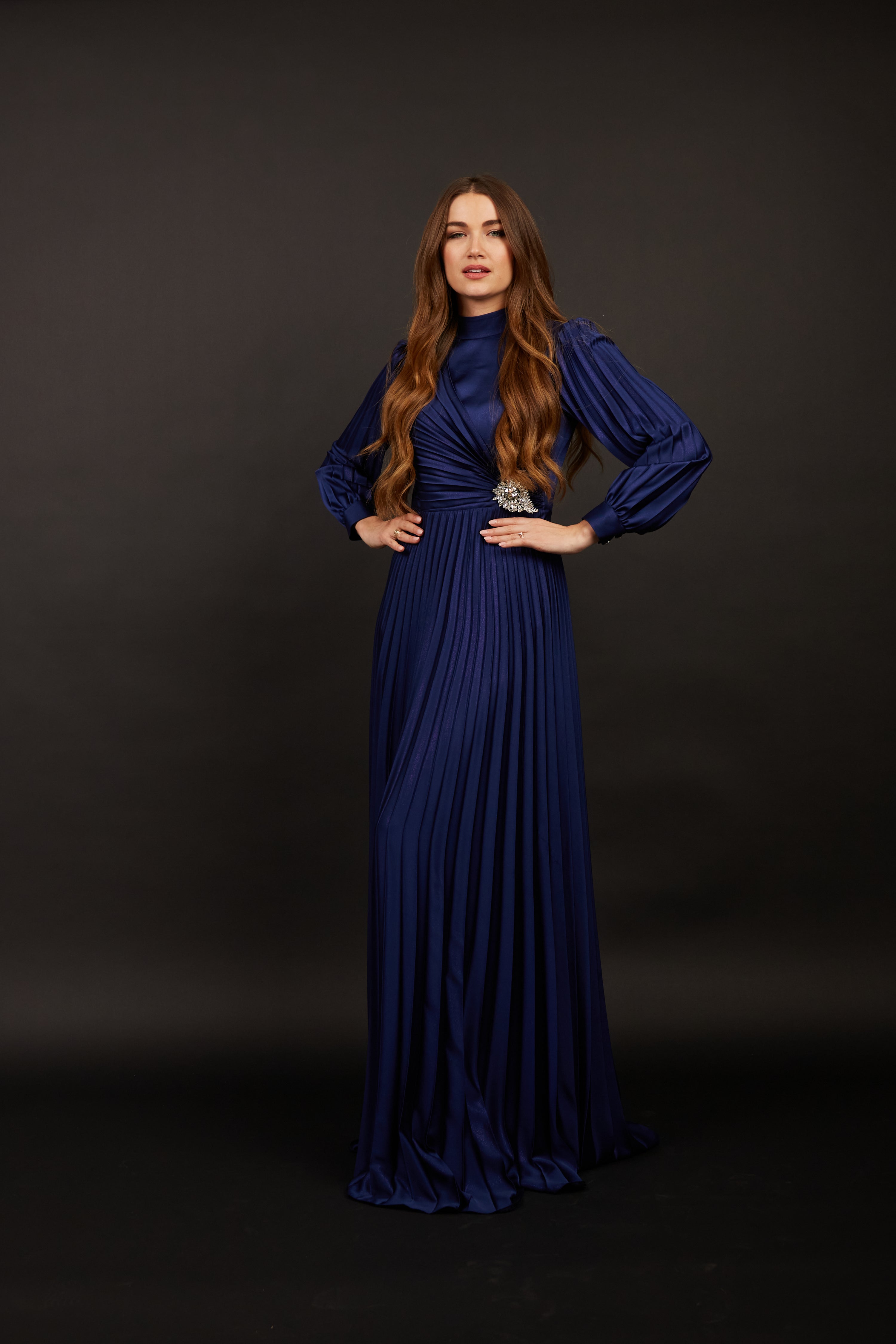 Gloria Royal Blue Maxi Dress