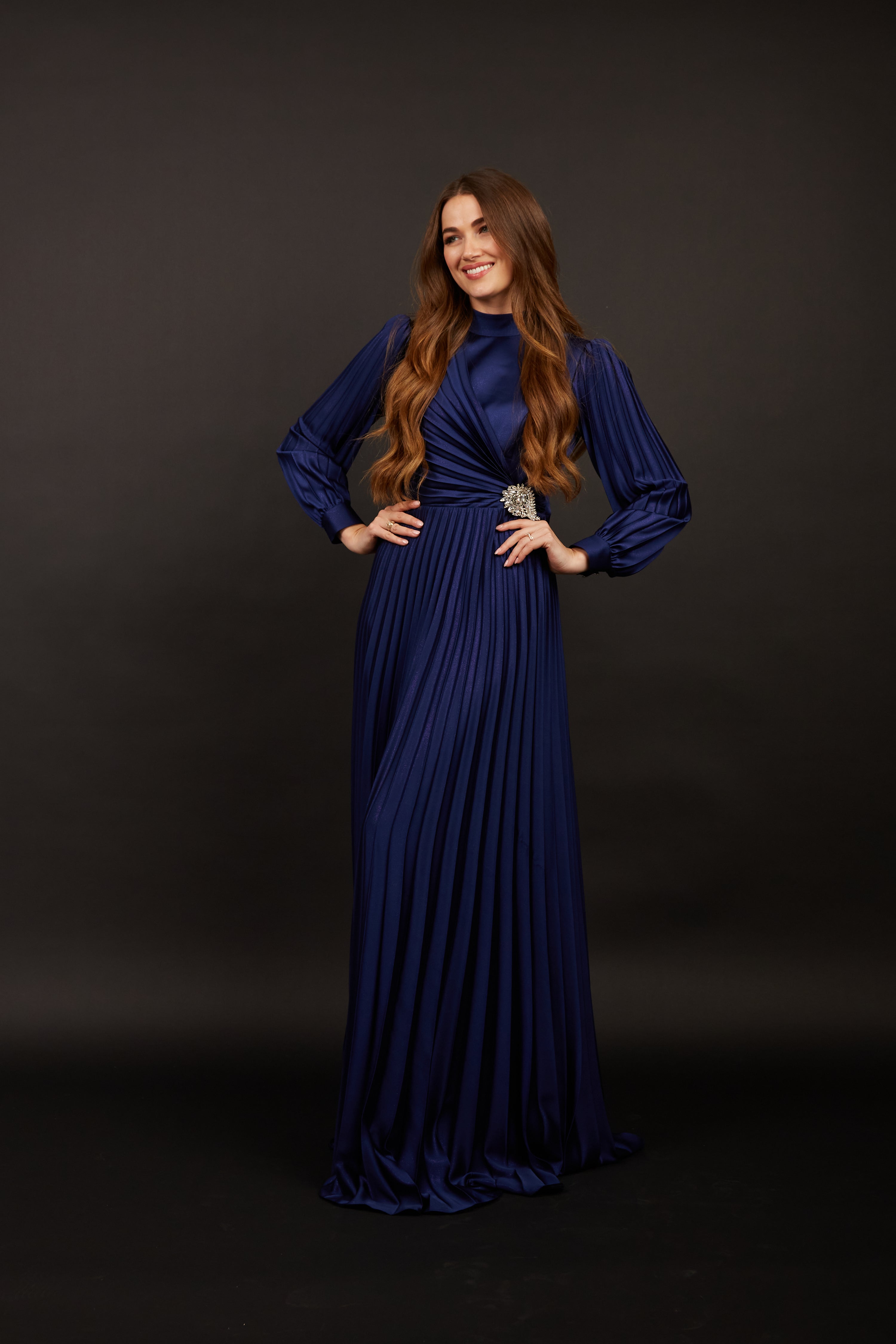 Gloria Royal Blue Maxi Dress