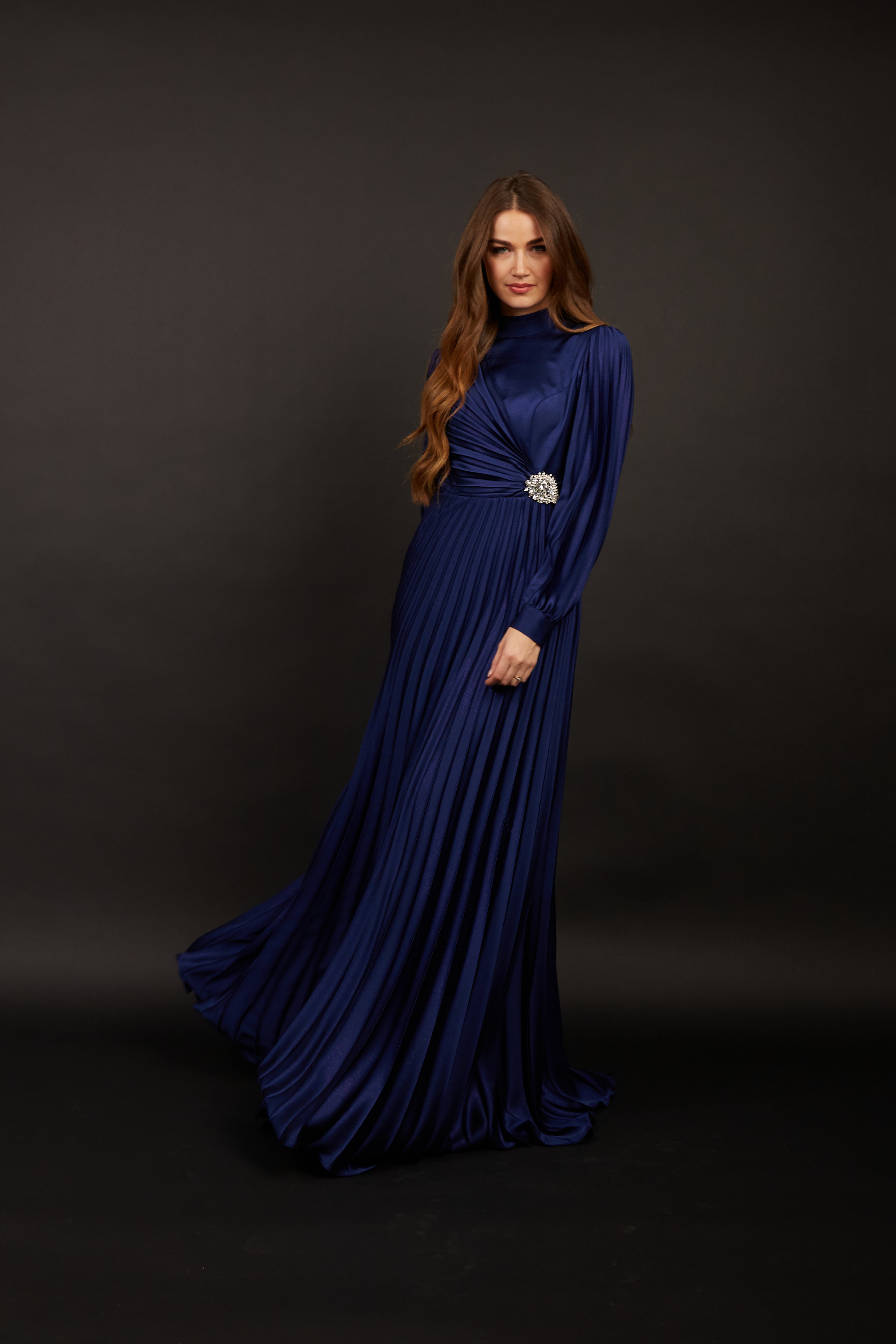 Gloria Royal Blue Maxi Dress