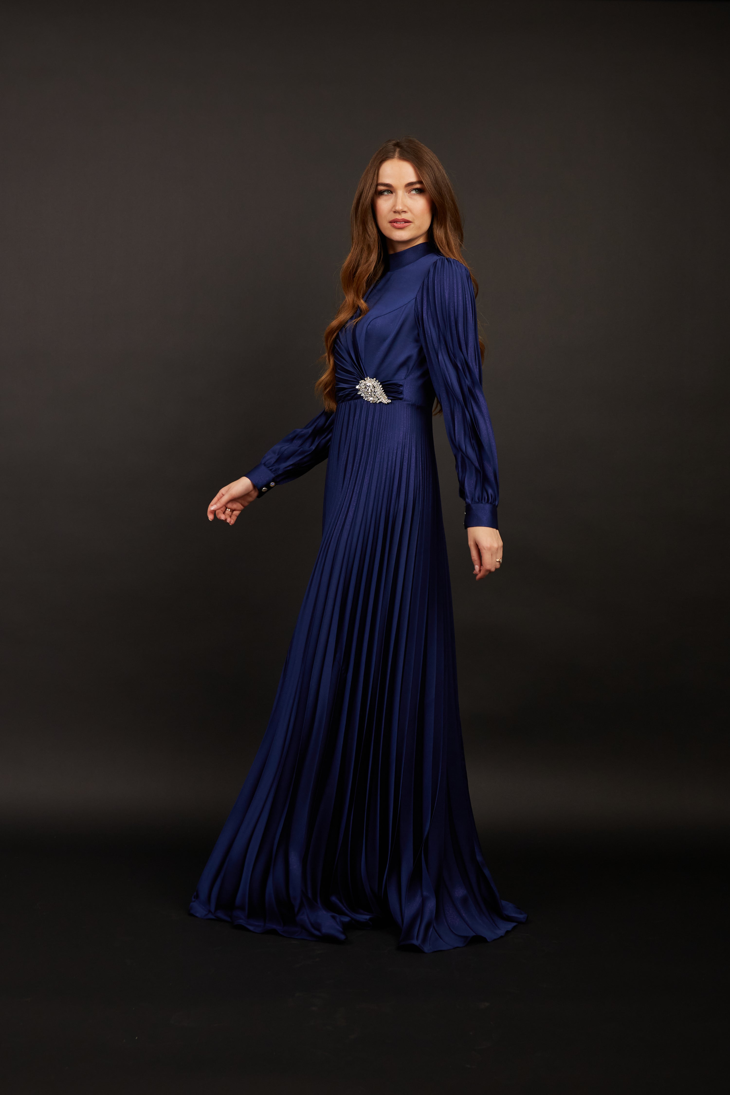 Gloria Royal Blue Maxi Dress