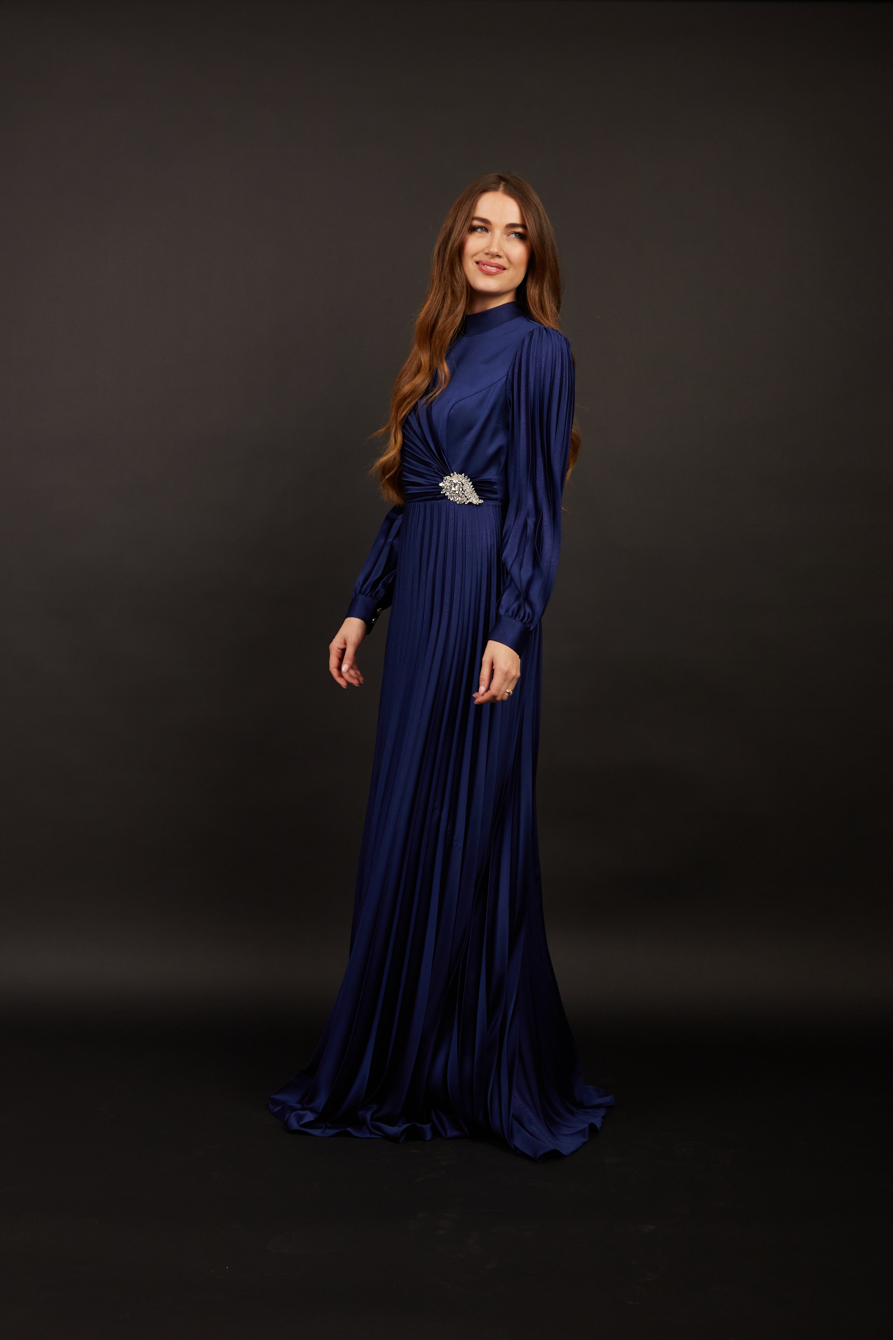 Gloria Royal Blue Maxi Dress