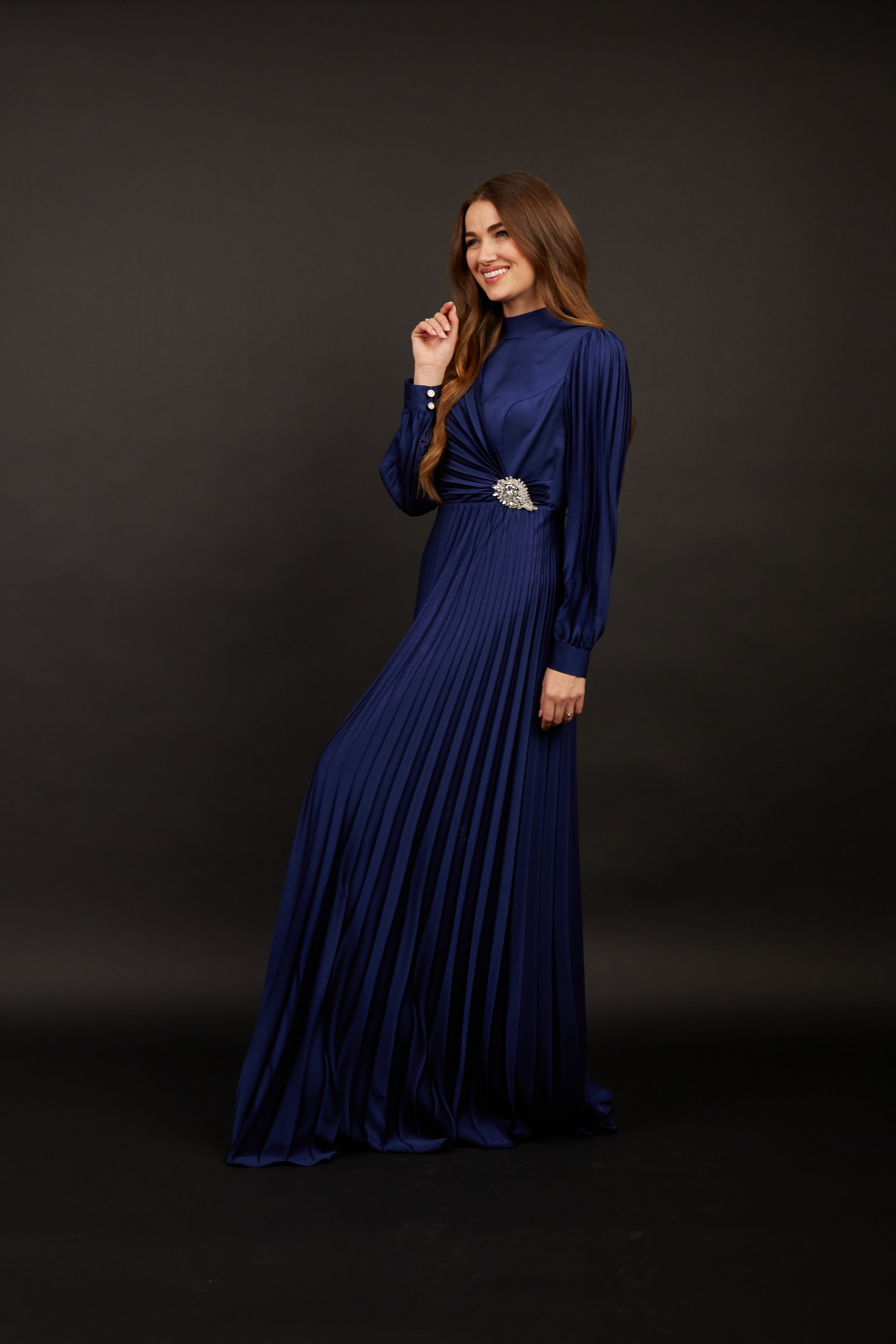 Gloria Royal Blue Maxi Dress