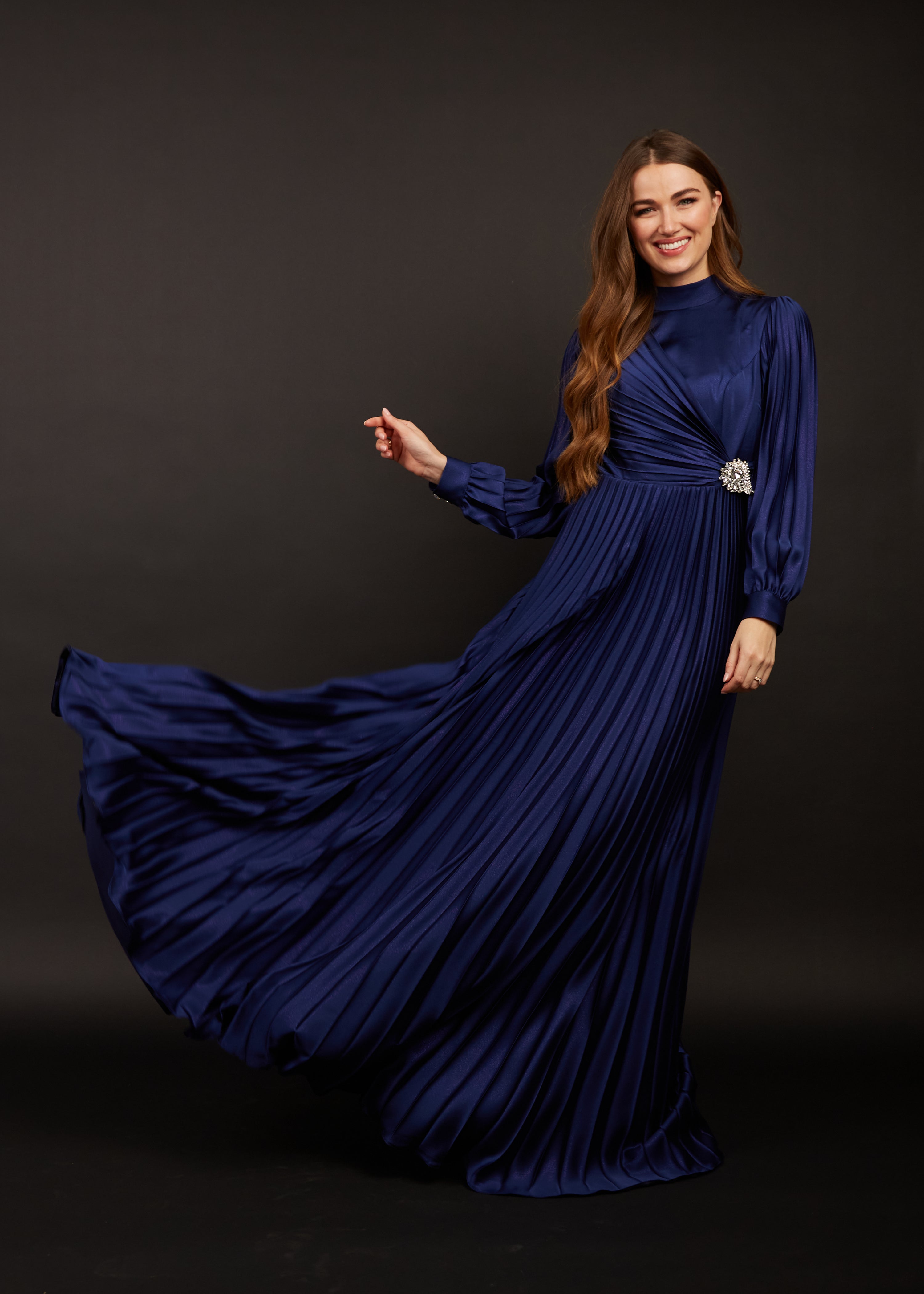 Gloria Royal Blue Maxi Dress