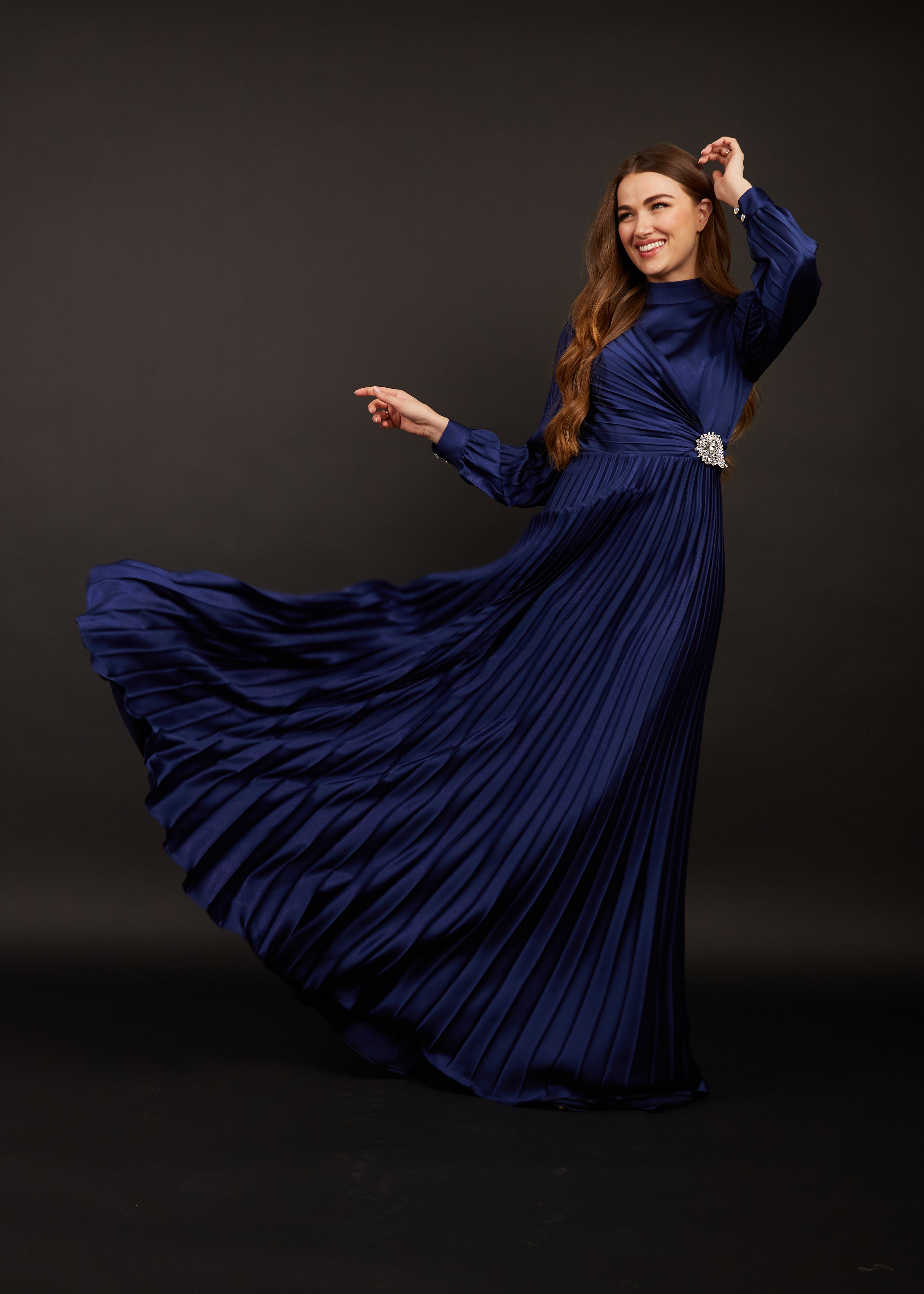 Gloria Royal Blue Maxi Dress