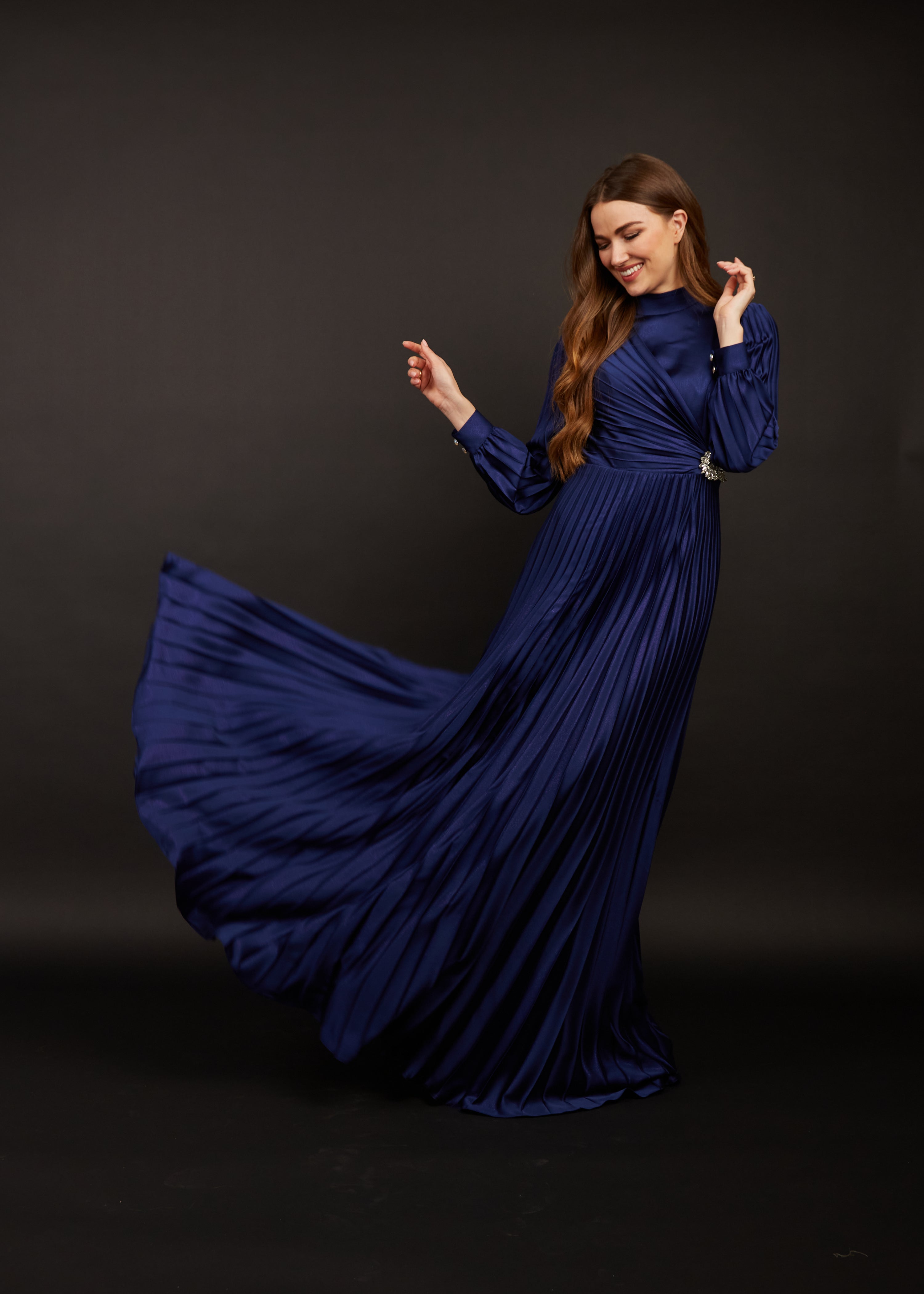 Gloria Royal Blue Maxi Dress